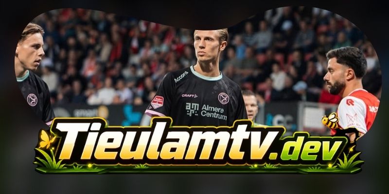 Almere City FC đổi cách pressing, Volendam chờ khe hở phản công